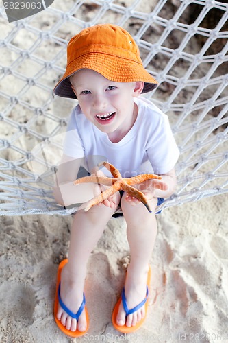 Image of boy at vacation