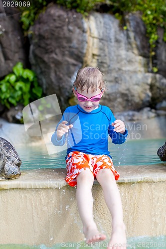 Image of boy at vacation