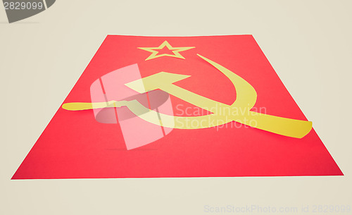 Image of Retro look CCCP Flag