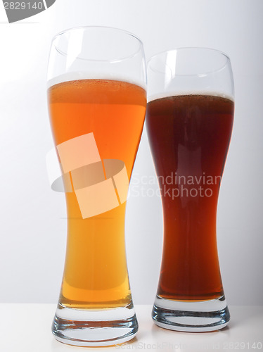 Image of Two glasses of German beer