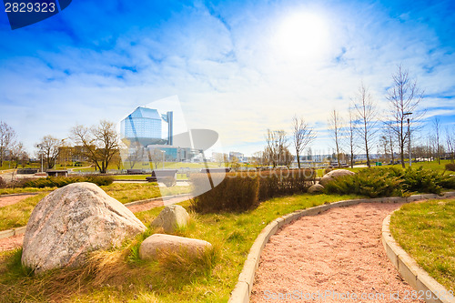 Image of National Library of Belarus in Minsk