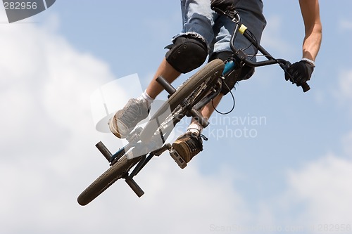 Image of BMX biker Airborne