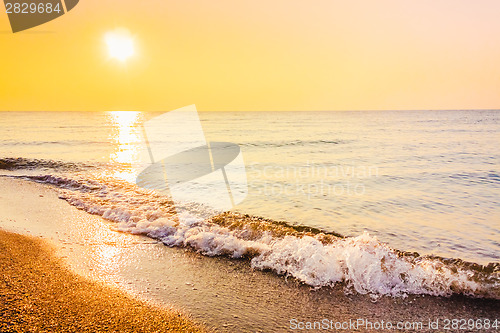 Image of Sand Beach And Wave