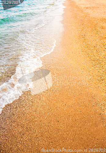 Image of Sand Beach And Wave