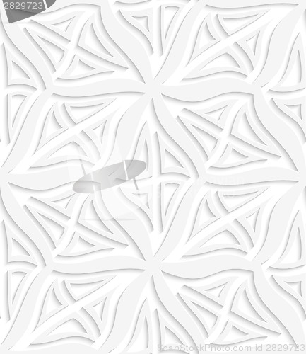 Image of Rhombuses white layered seamless