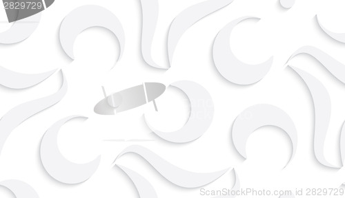 Image of Seamless white simple shapes