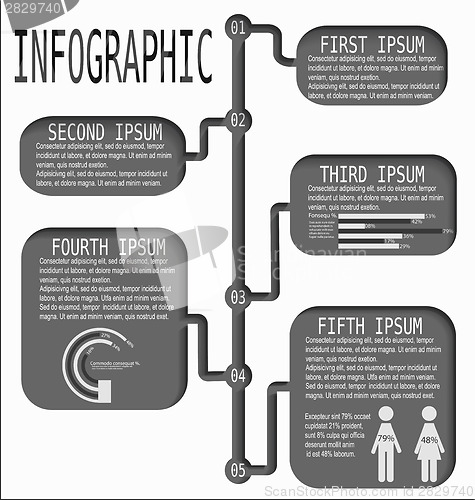 Image of Time line info graphics