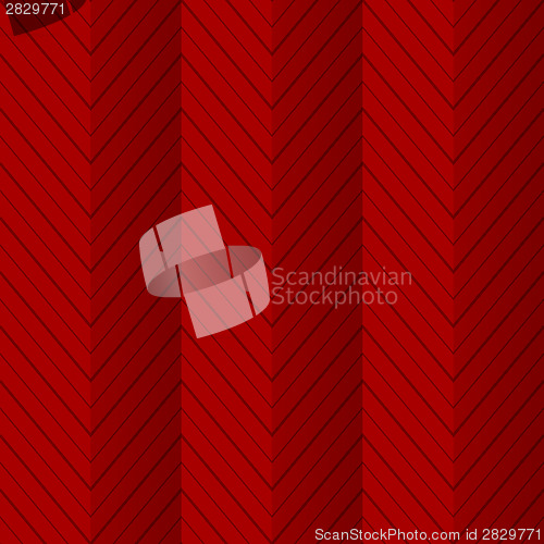 Image of Red seamless zigzag folded