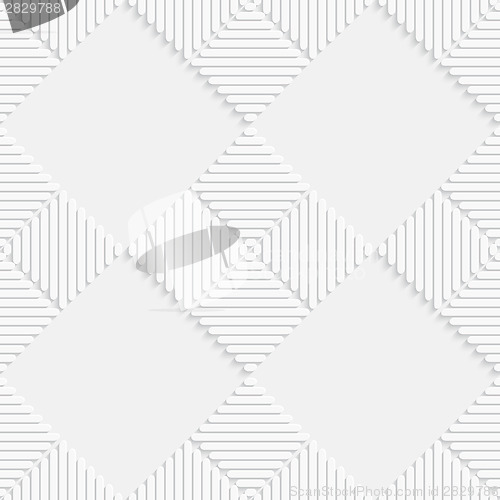 Image of Seamless white squares with lines background