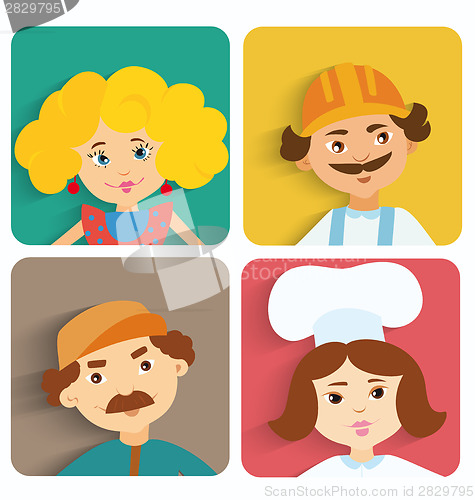 Image of Flat design people avatar