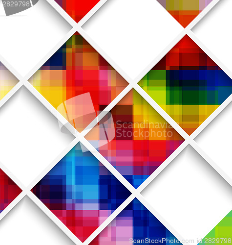 Image of Abstract multicolored with net
