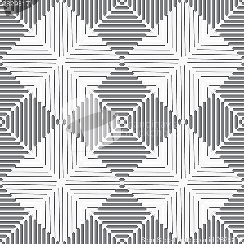 Image of Seamless white squares with cut lines