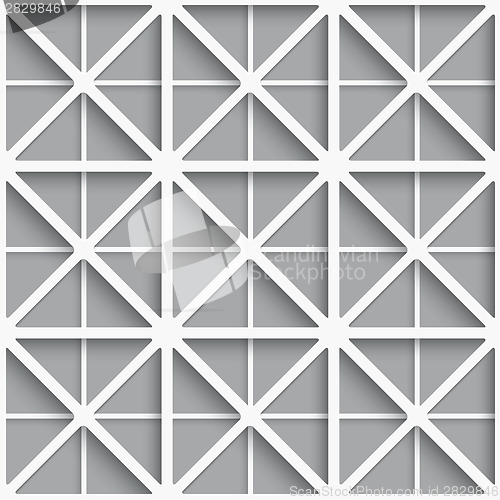 Image of Seamless white geometrical  background