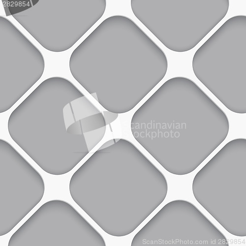 Image of Seamless white diagonal wide square