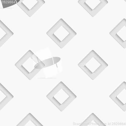 Image of Seamless white diagonal square