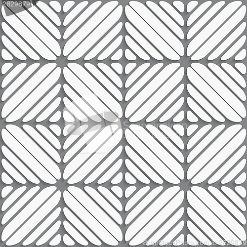 Image of White on gray seamless ornament