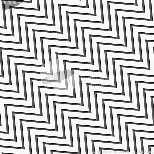 Image of Seamless zigzag wide with long shadow