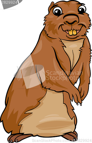 Image of gopher animal cartoon illustration