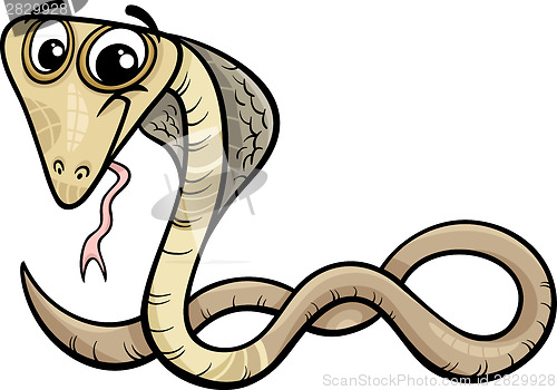 Image of cobra animal cartoon illustration