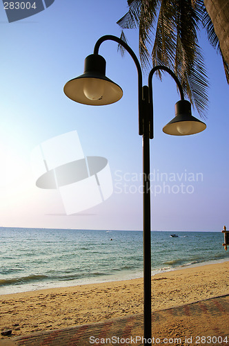 Image of Lamp on the beach