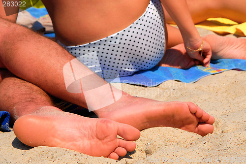 Image of Couple relaxing