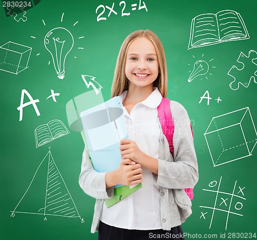 Image of happy and smiling teenage girl