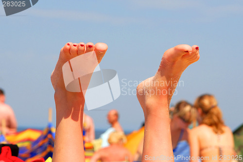 Image of Woman relaxing