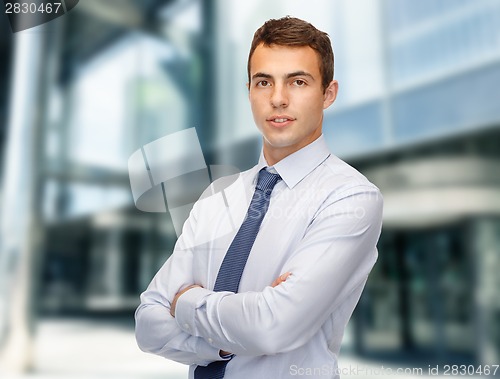 Image of friendly young businessman