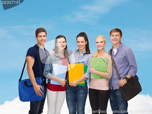 Image of group of smiling students standing