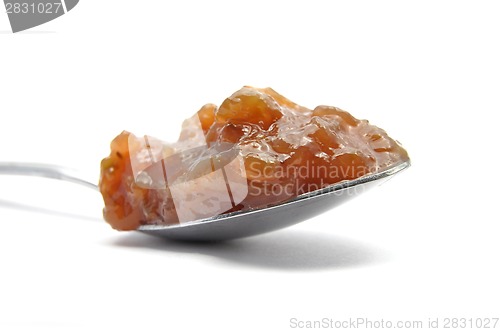 Image of Jam on spoon