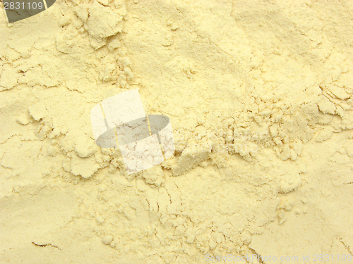 Image of Background picture as close-up view on soy meal
