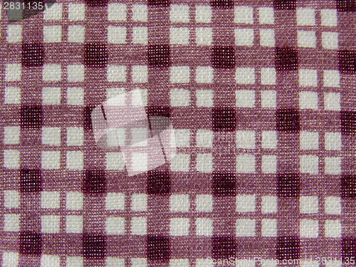 Image of Background checked textile 