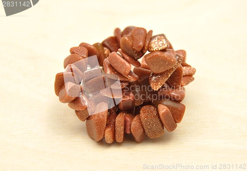 Image of Detailed and colorful image of glittering goldstone