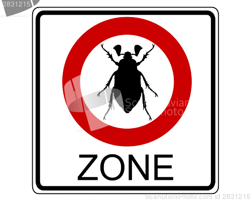 Image of Cockchafer traffic sign