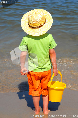 Image of Boy at the seaside