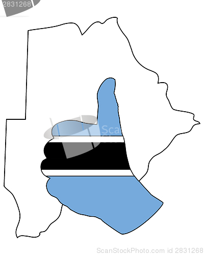 Image of Botswana hand signal