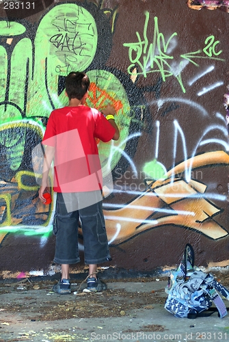 Image of Graffiti painter