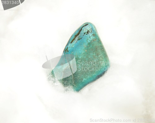 Image of Turquoise on cotton