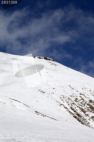 Image of Off-piste slope with stones