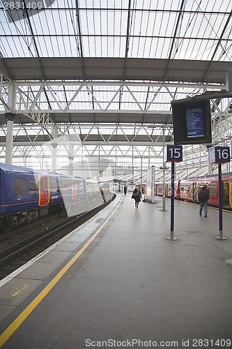 Image of London Train Underground Waterloo Station