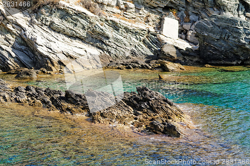 Image of Rock in the sea