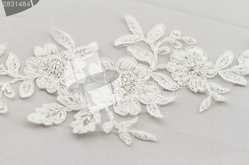 Image of White lace