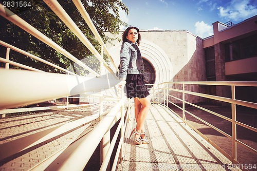 Image of Girl on the Bridge