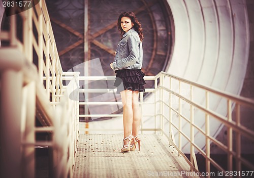 Image of Girl on the Bridge