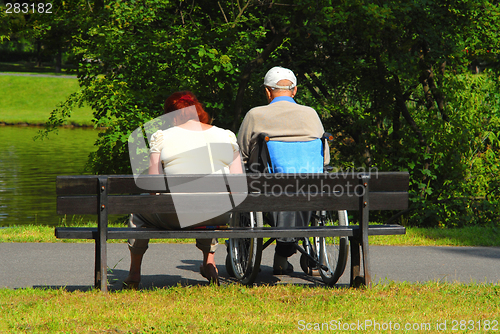 Image of Relaxing in the park