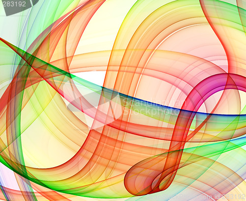 Image of multicolored curves