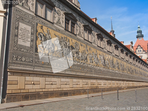 Image of Fuerstenzug Procession of Princes in Dresden, Germany