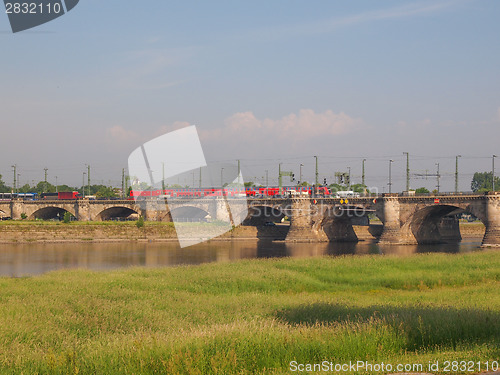 Image of Elbe river in Dresden