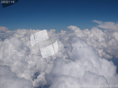 Image of Clouds on Alps