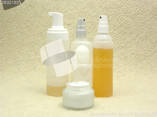 Image of Wellness and care objects on soft background